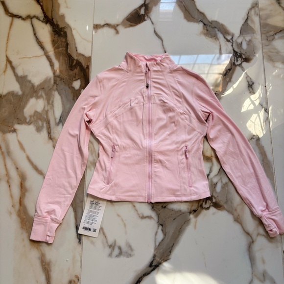 Light Pink Zip-Up Jacket - Picture 2 of 6